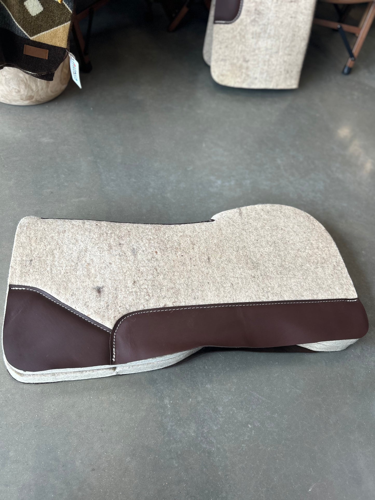 Split Wither Wool Work Pad - 1.25” thick