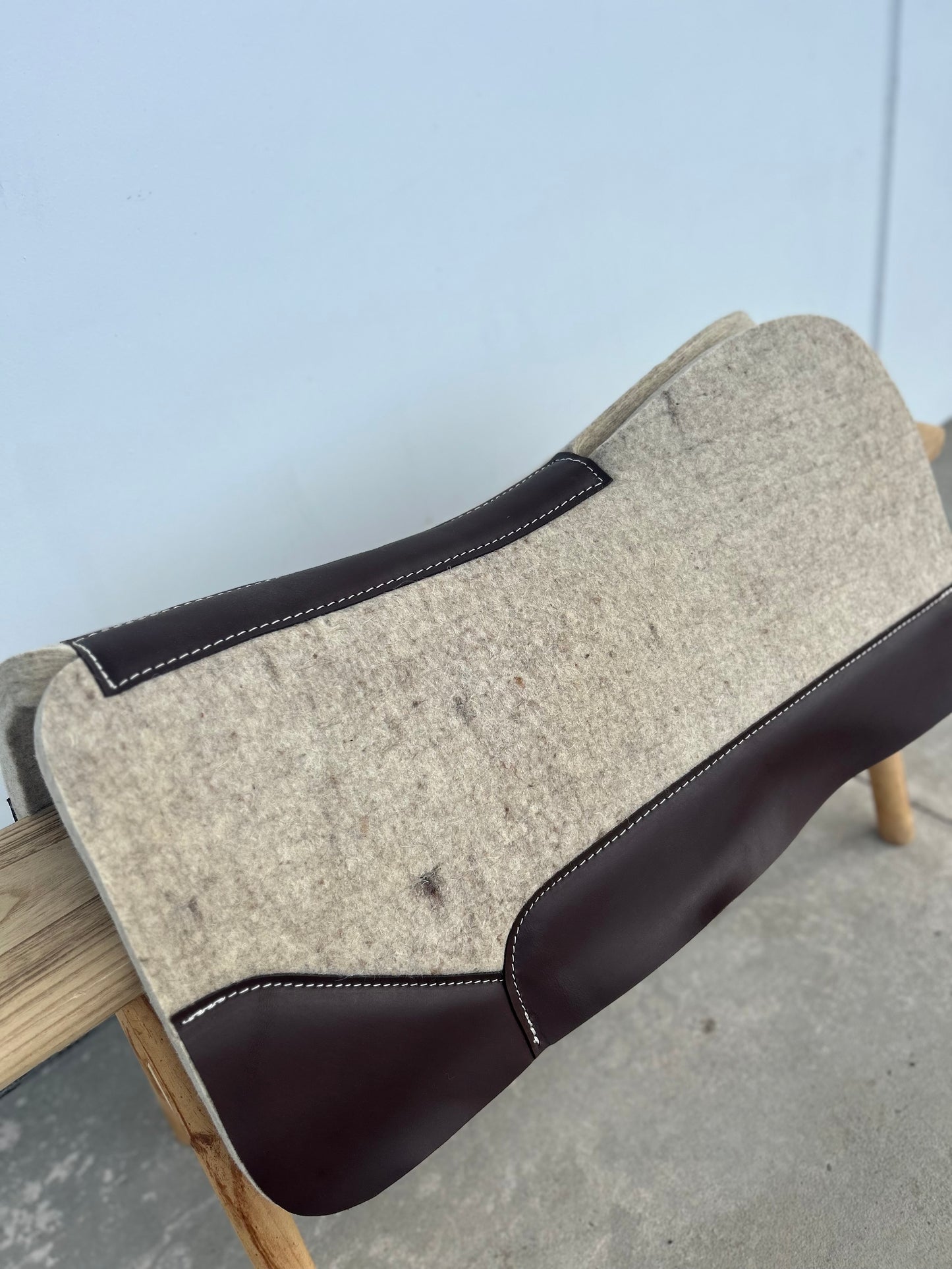 Split Wither Wool Work Pad - 1.25” thick
