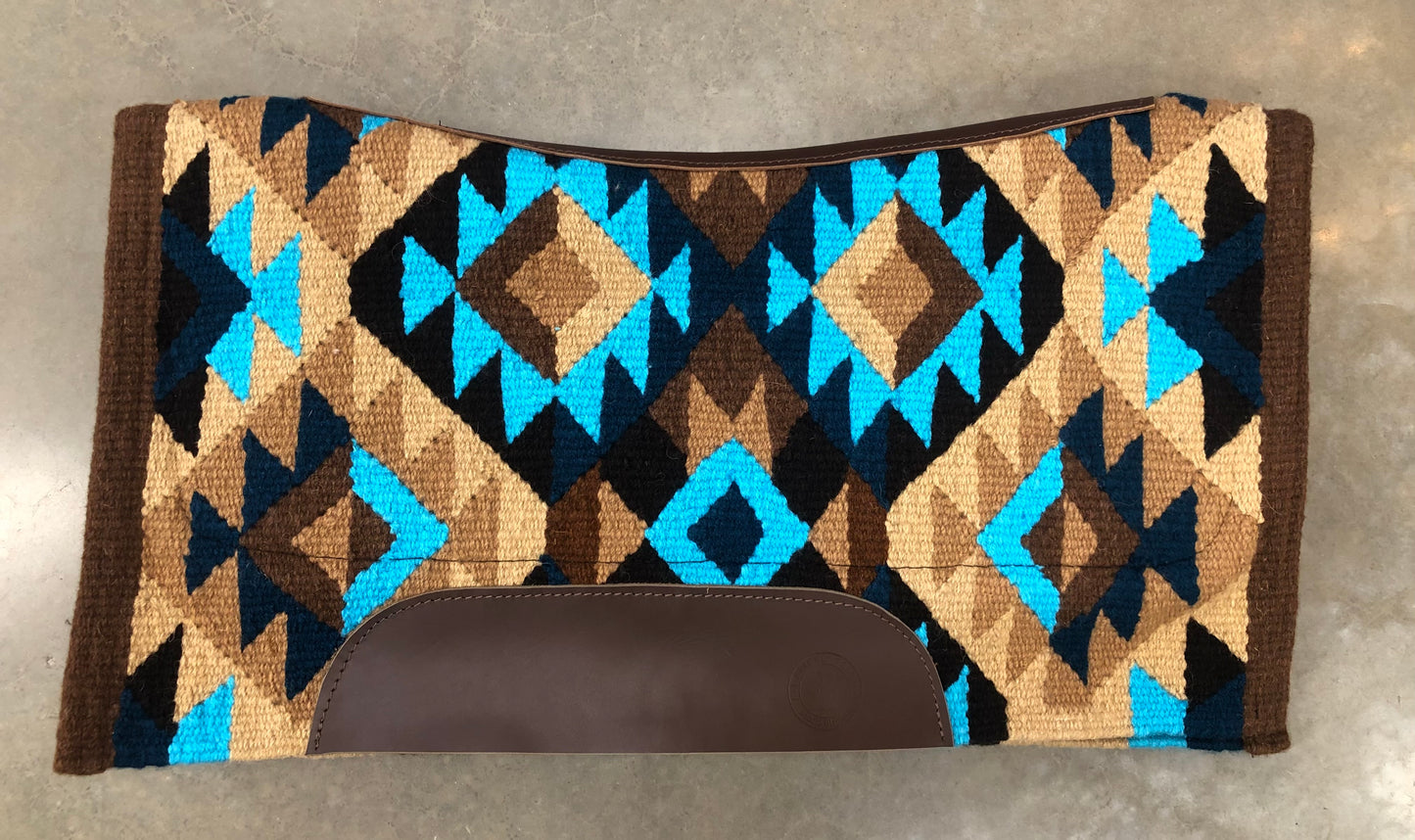 Piccolo Contour Show Pad - Lagoon – Prickly Pear Saddle Blankets