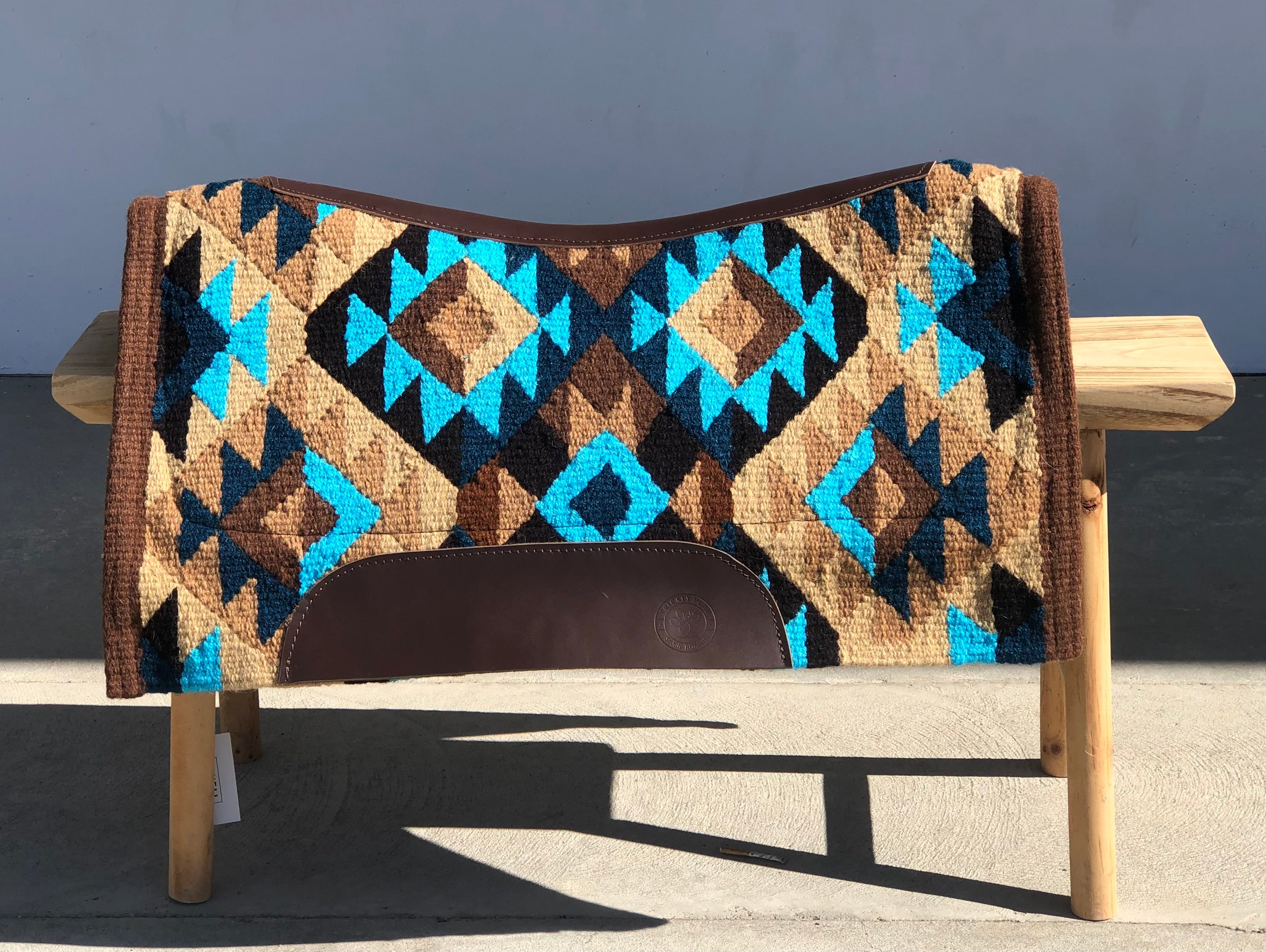 Piccolo Contour Show Pad - Lagoon – Prickly Pear Saddle Blankets