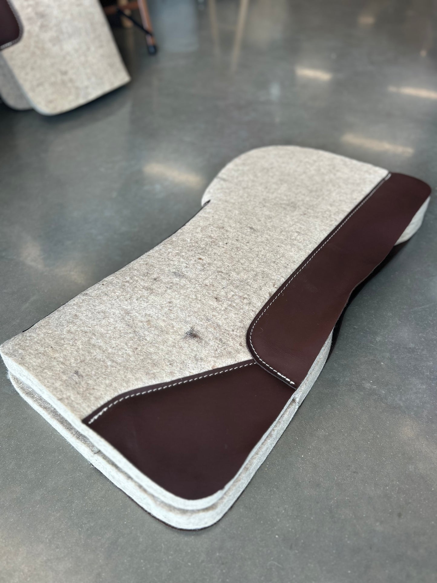 Split Wither Wool Work Pad - 1.25” thick